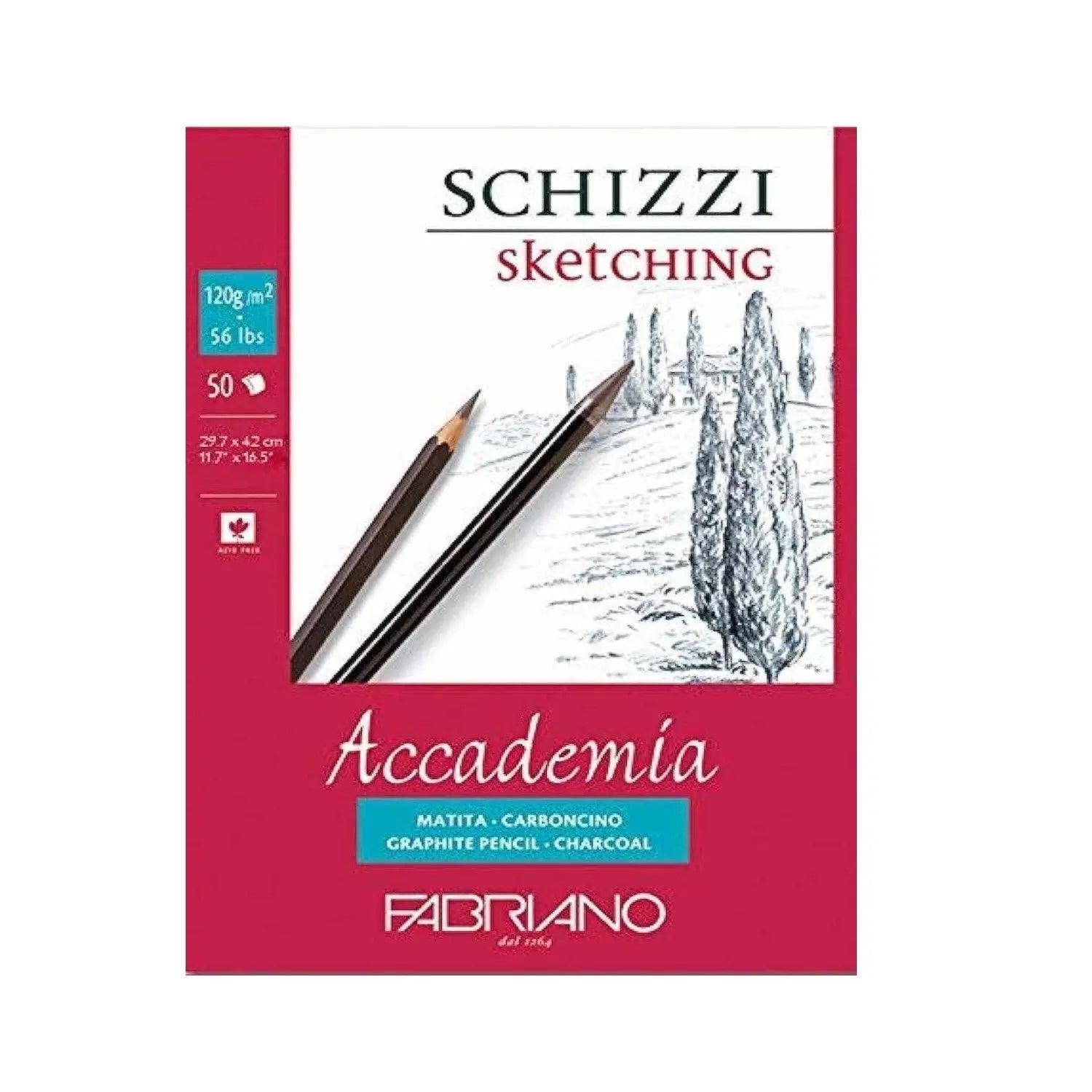 Fabriano Accademia Schizzi Sketching 29,7x42cm 120 gsm