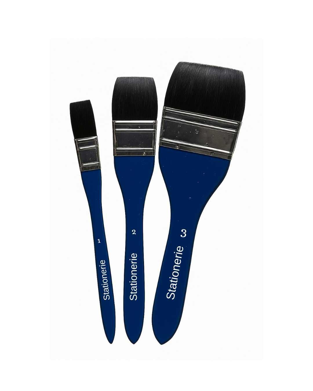 Stationerie Hake Brush 3'' Pure Synthetic Squirrel (Now In Matte Black)