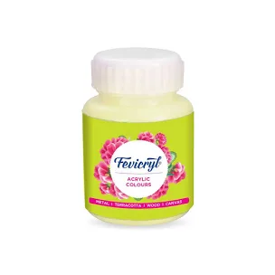 Fevicryl Pastel Acrylic Colour – 100 ml – Buttercup Yellow