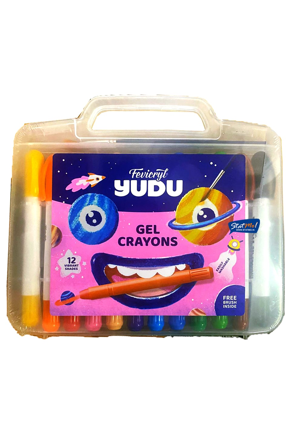 Pidilite Fevicryl Yudu Gel Crayons 12 Shades