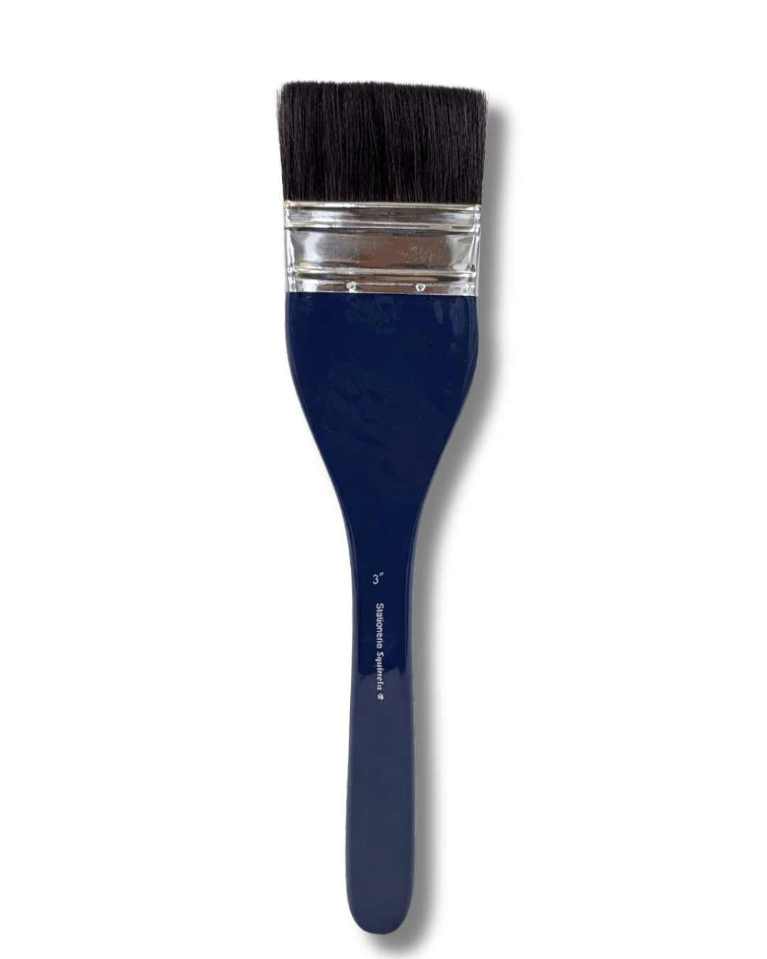 Stationerie Hake Brush 3'' Pure Synthetic Squirrel (Now In Matte Black)