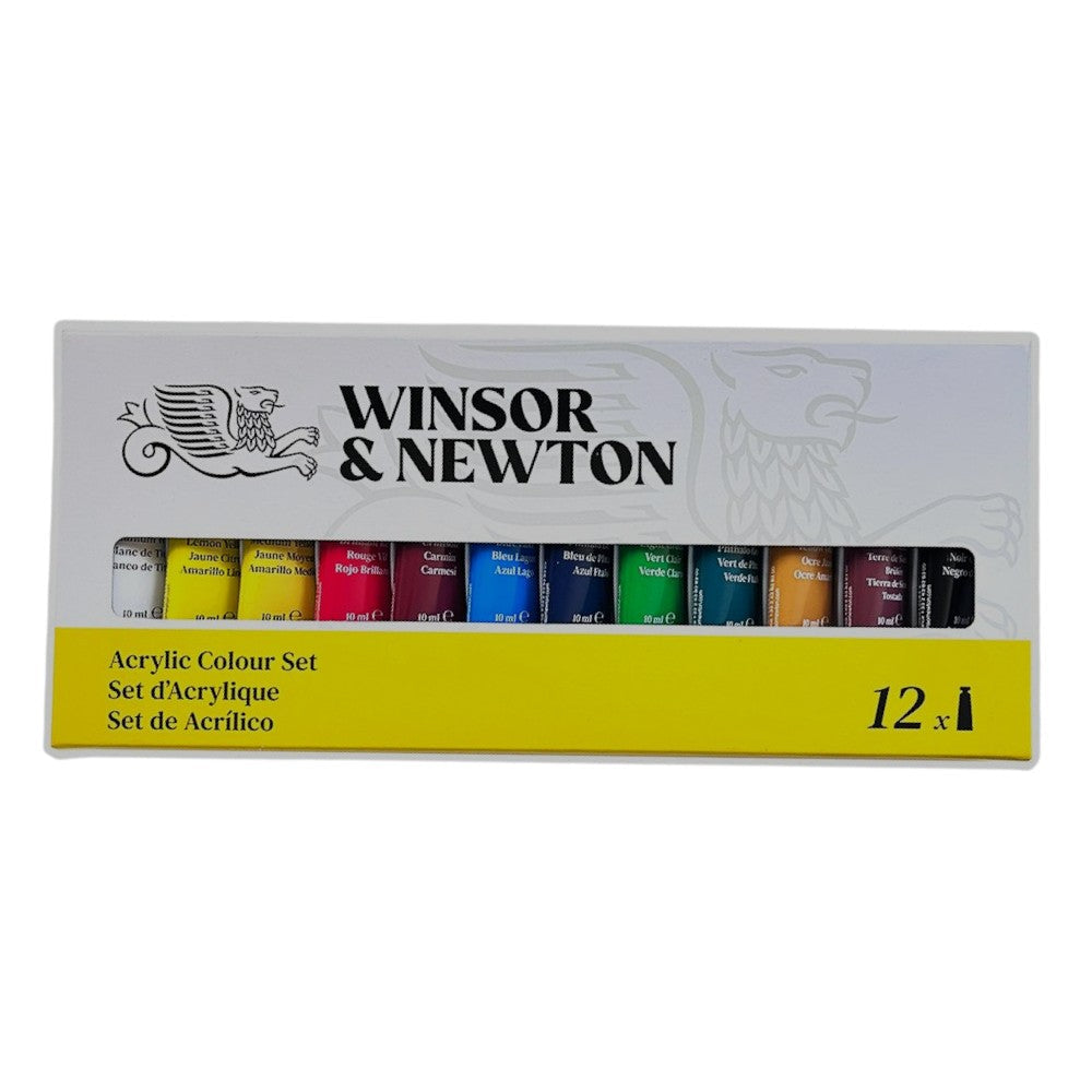 Winsor & Newton Introductory Set of 12 - Acrylic