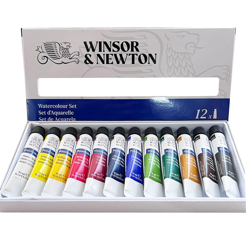 Winsor & Newton Introductory Set of 12 - Watercolour