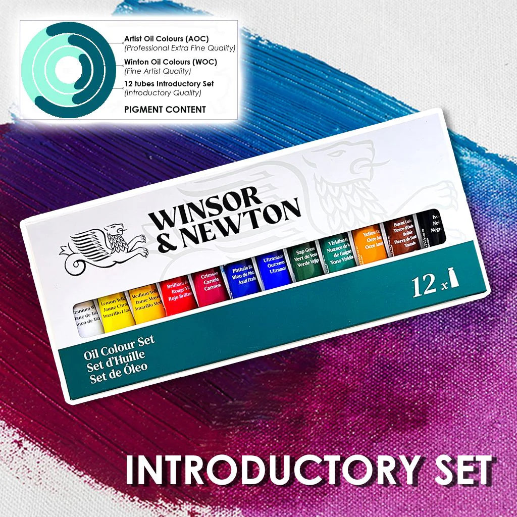 Winsor & Newton Introductory Set of 12 -Oil