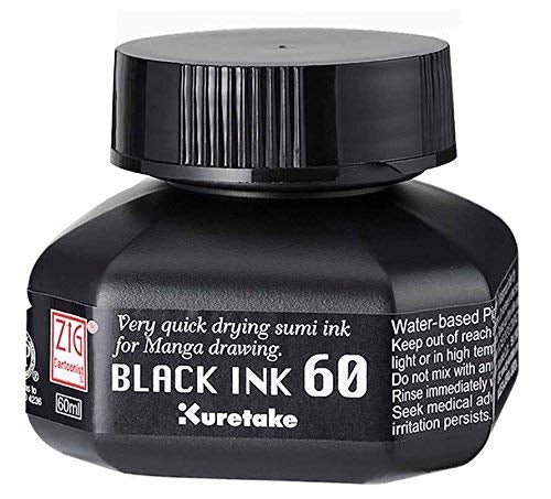 ZIG Cartoonist Black Ink 60 Black