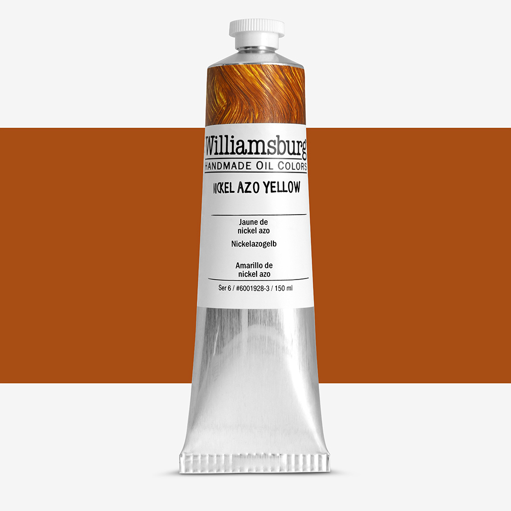 Williamsburg Oil Colour 37 ML SR 6 Nickel Azo Yellow (6001928-9)