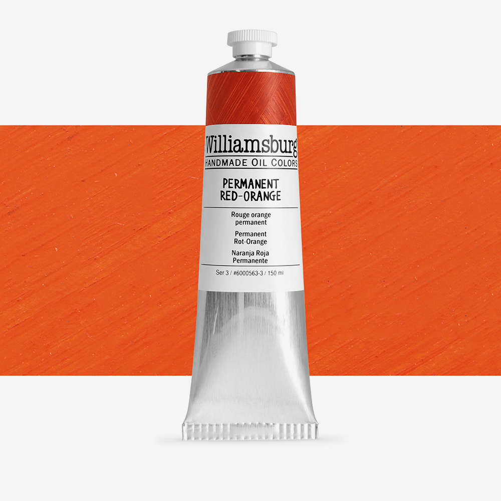 Williamsburg Oil Colour 37 ML SR 3 Permanent Red Orange (6000563-9)
