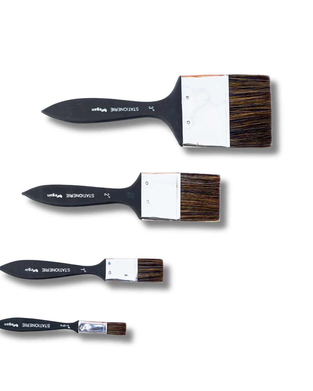 Stationerie Inch Wash Brush Set of 4 Velour Mix Media