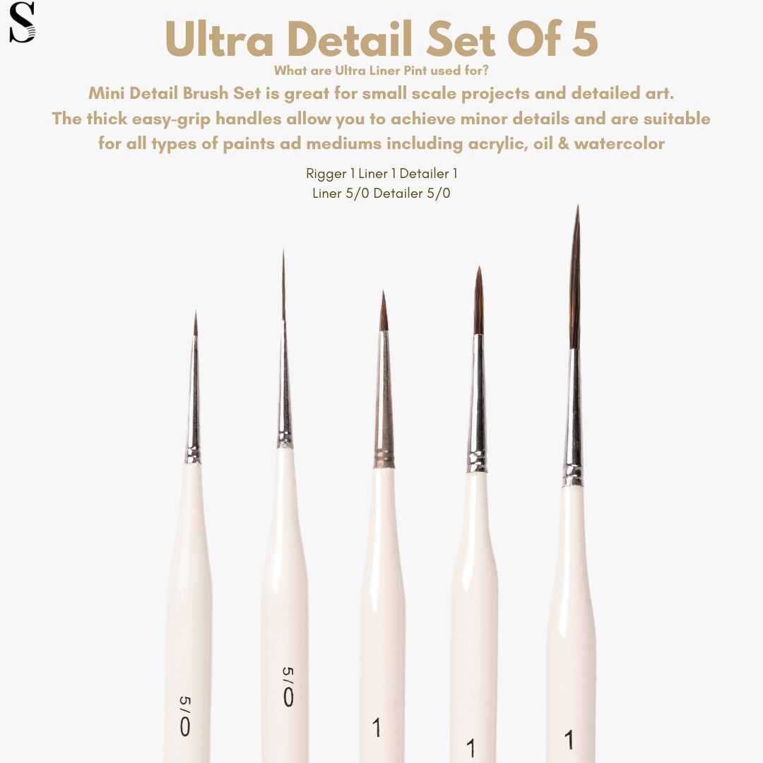 Stationerie UltraLiners Set Of 5 (Ivory White Edition)
