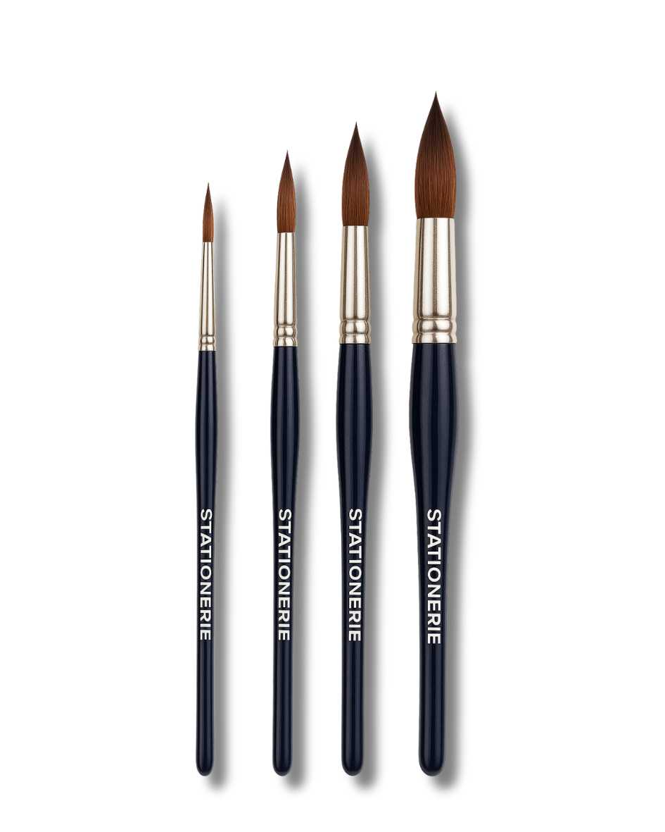 Stationerie Mop Set Of 4 Kolinsky Synthetic