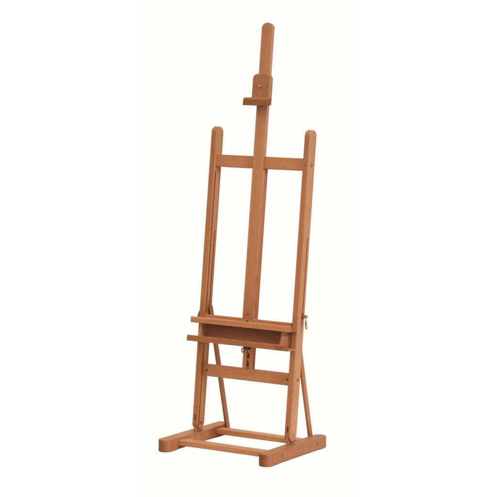 MABEF Beech Wood Basic Studio Easel - H Frame - with Tray (M-09)