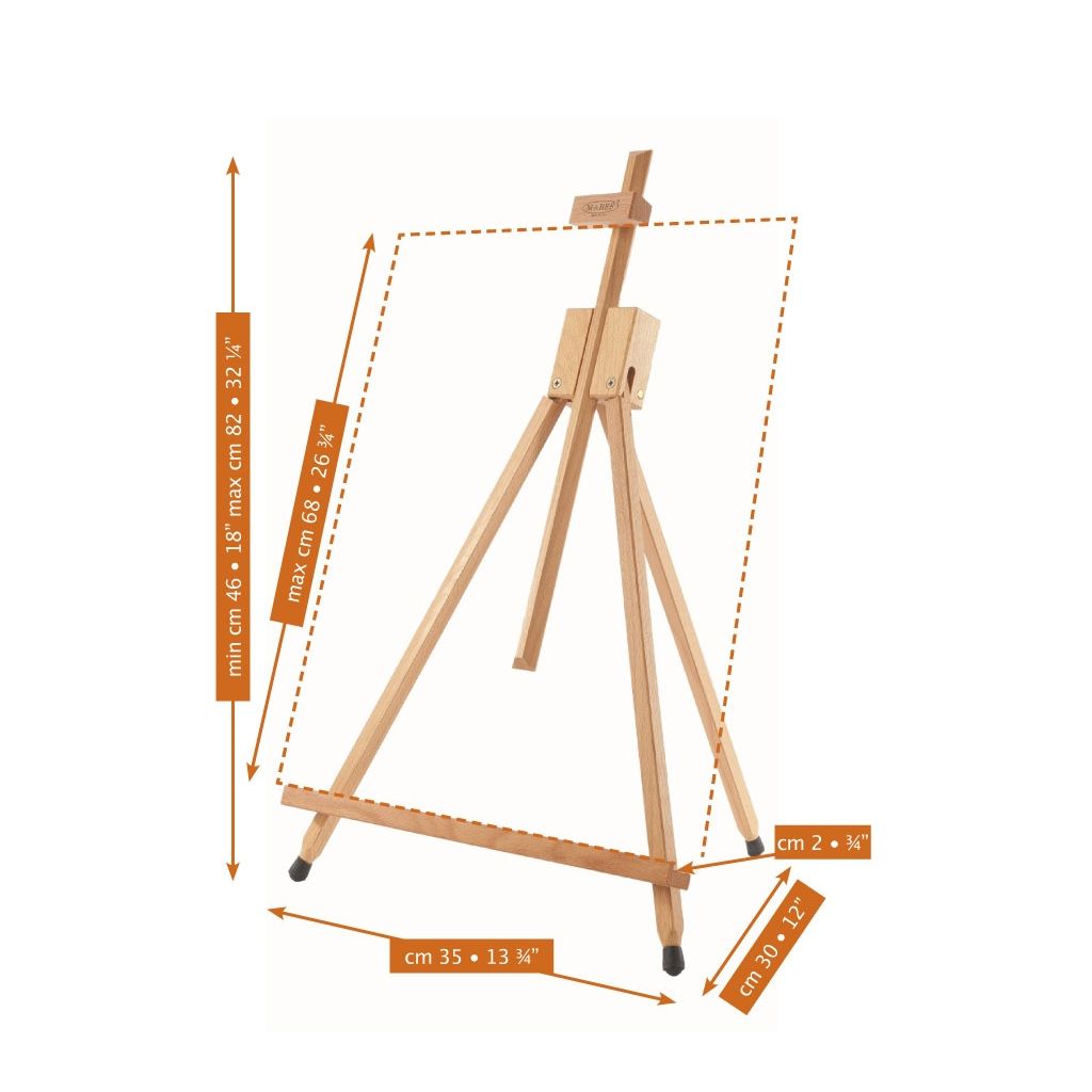 MABEF Beech Wood Tripod Easel (M-15)