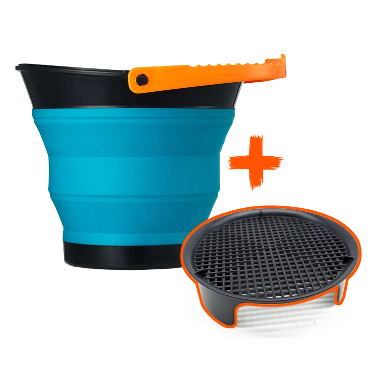 Mijello Portable, Height Adjustable Water Bucket with tray – MBW-5025P
