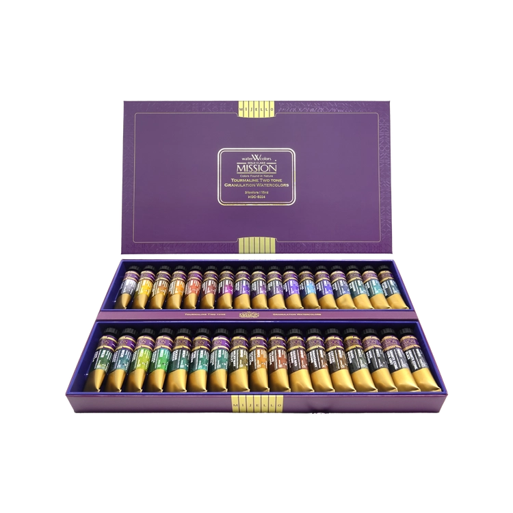 Mijello Tourmaline Two Tone Granulation 34colors set – MGC-8034