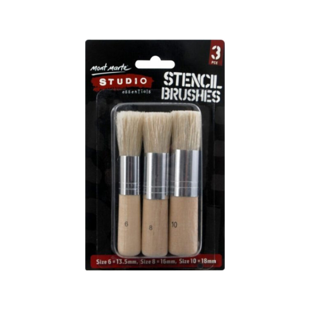 Mont Marte : Stencil Brushes Set