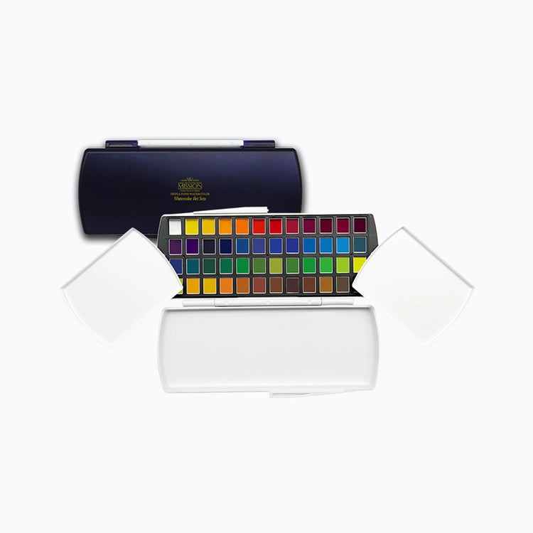 Mijello Mission Gold Triple Pan 48 Colors Set – MPW-1248W