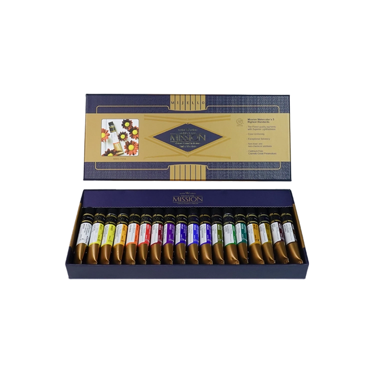 Mijello Mission Gold Watercolour Set of 18 x 7ml – MWC-7018