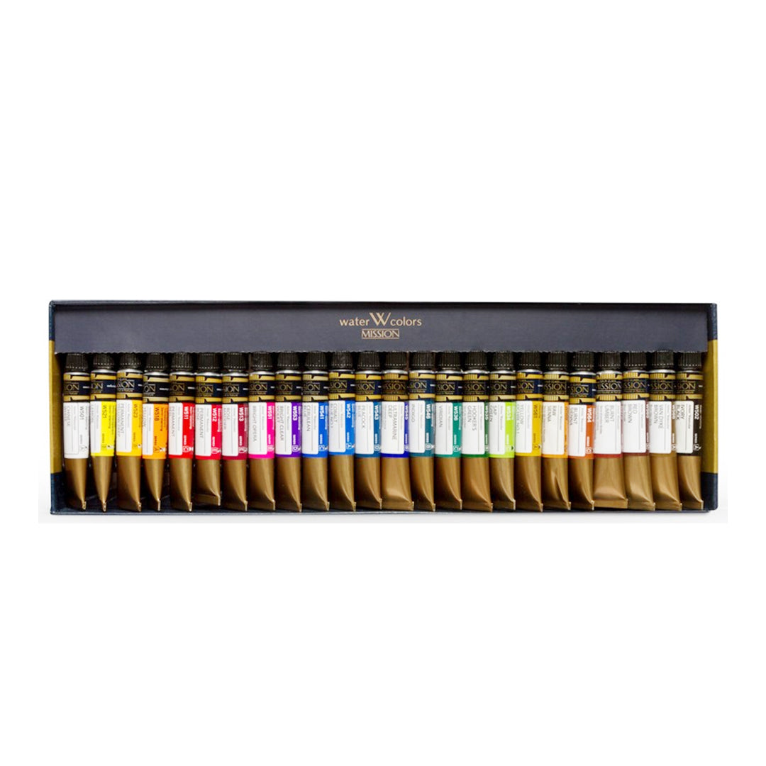 Mijello Mission Gold 24 x 7ml watercolour set MWC-7024