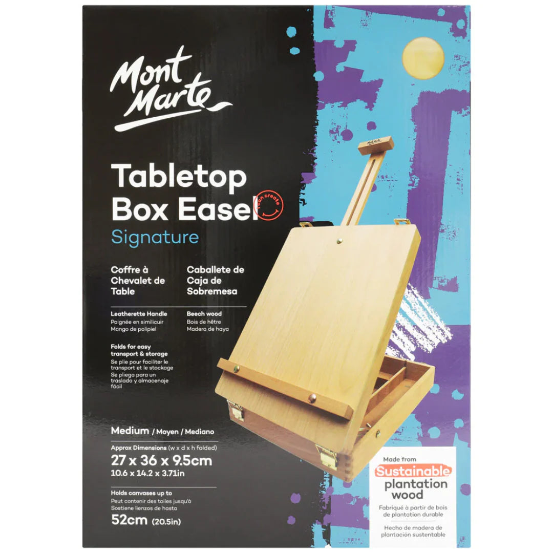 Mont Marte Tabletop Box Easel Signature - Medium