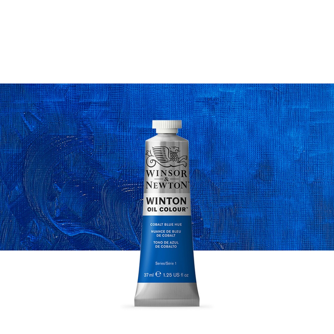 Winsor & Newton Winton Oil Color Paint Tube 37ml Cobalt Blue Hue
