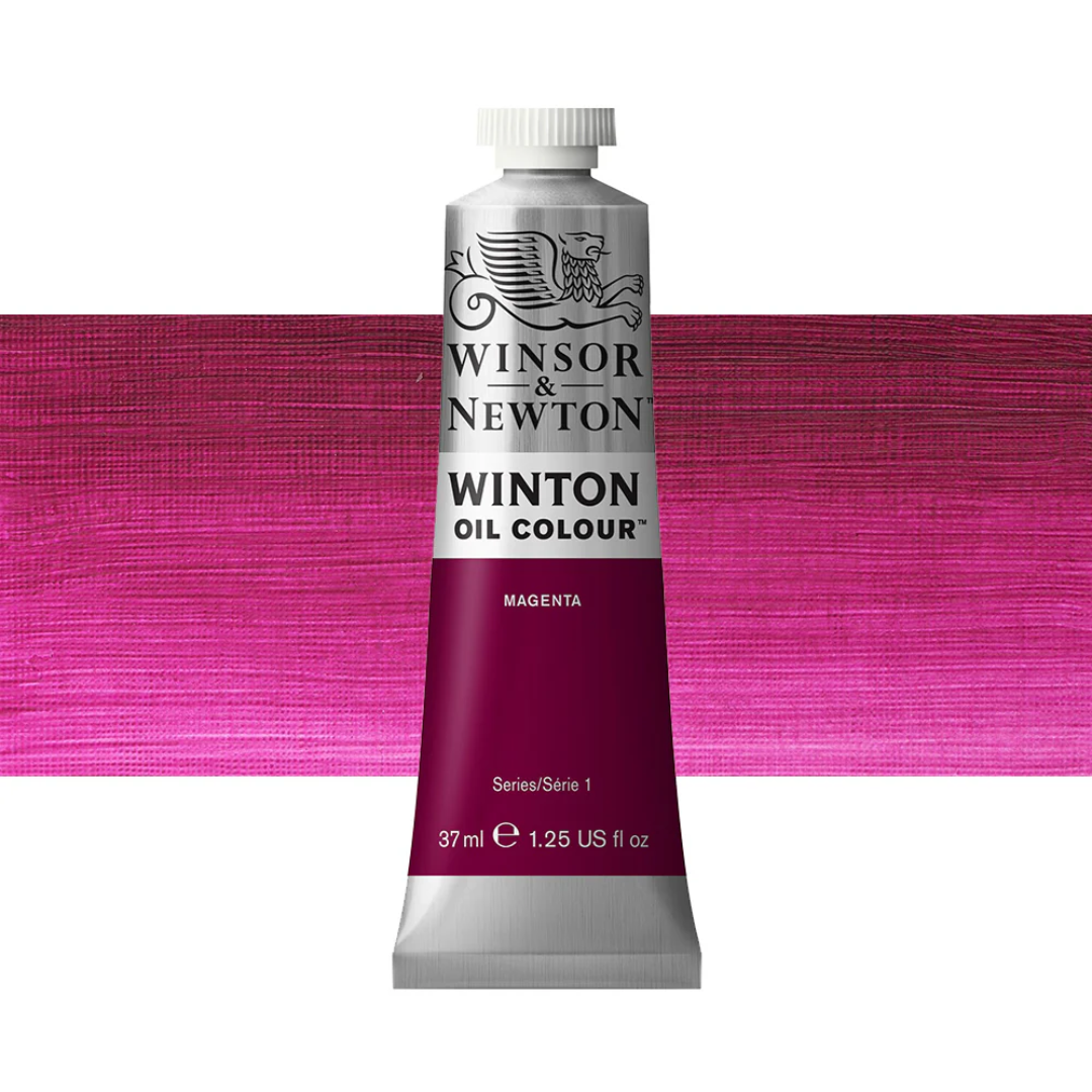 WINSOR & NEWTON : WINTON : OIL PAINT : 37ML : MAGENTA