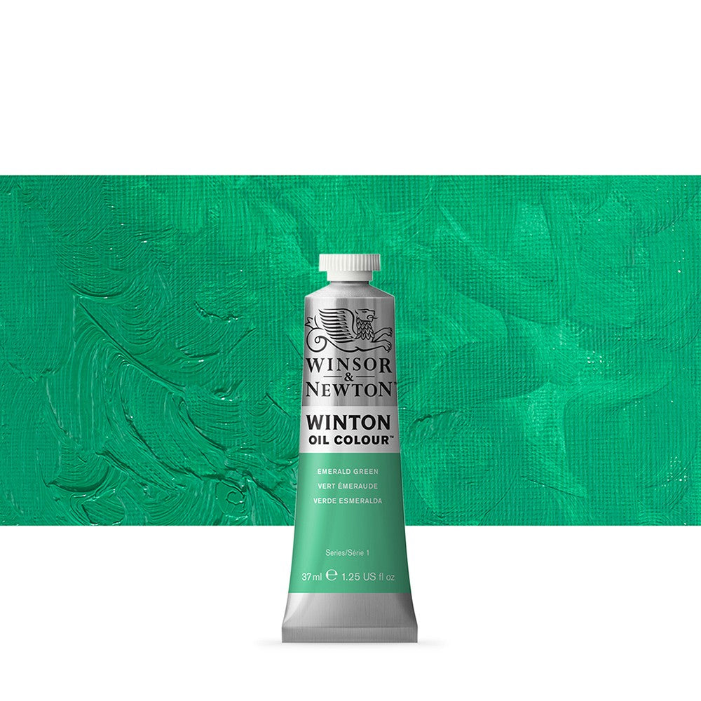 Winsor & Newton Winton Oil Colour   Tube of 37 ML   Emeraled Green (241)