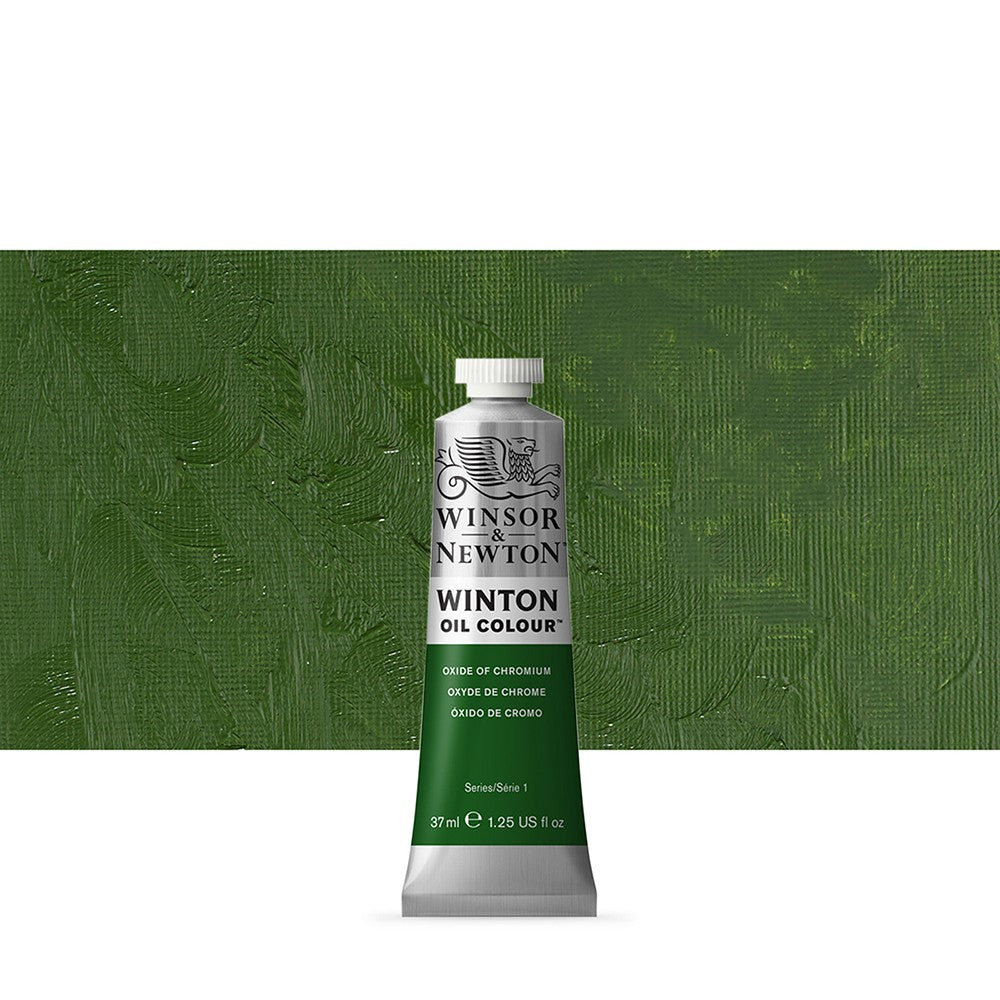 Winsor & Newton Winton Oil Colour   Tube of 37 ML   Oxide of Chromium