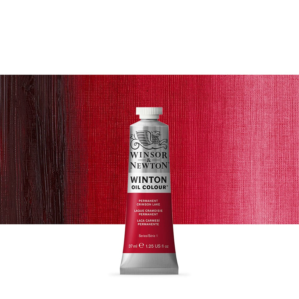 Winsor & Newton Winton Oil Colour   Tube of 37 ML   Permanent Crimson Lake