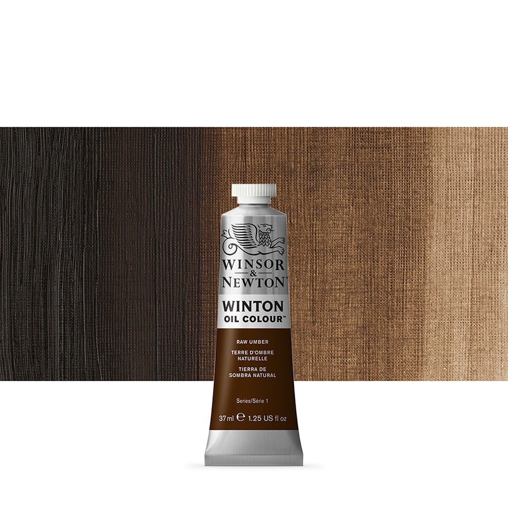 Winsor & Newton Winton Oil Colour   Tube of 37 ML   Raw Umber
