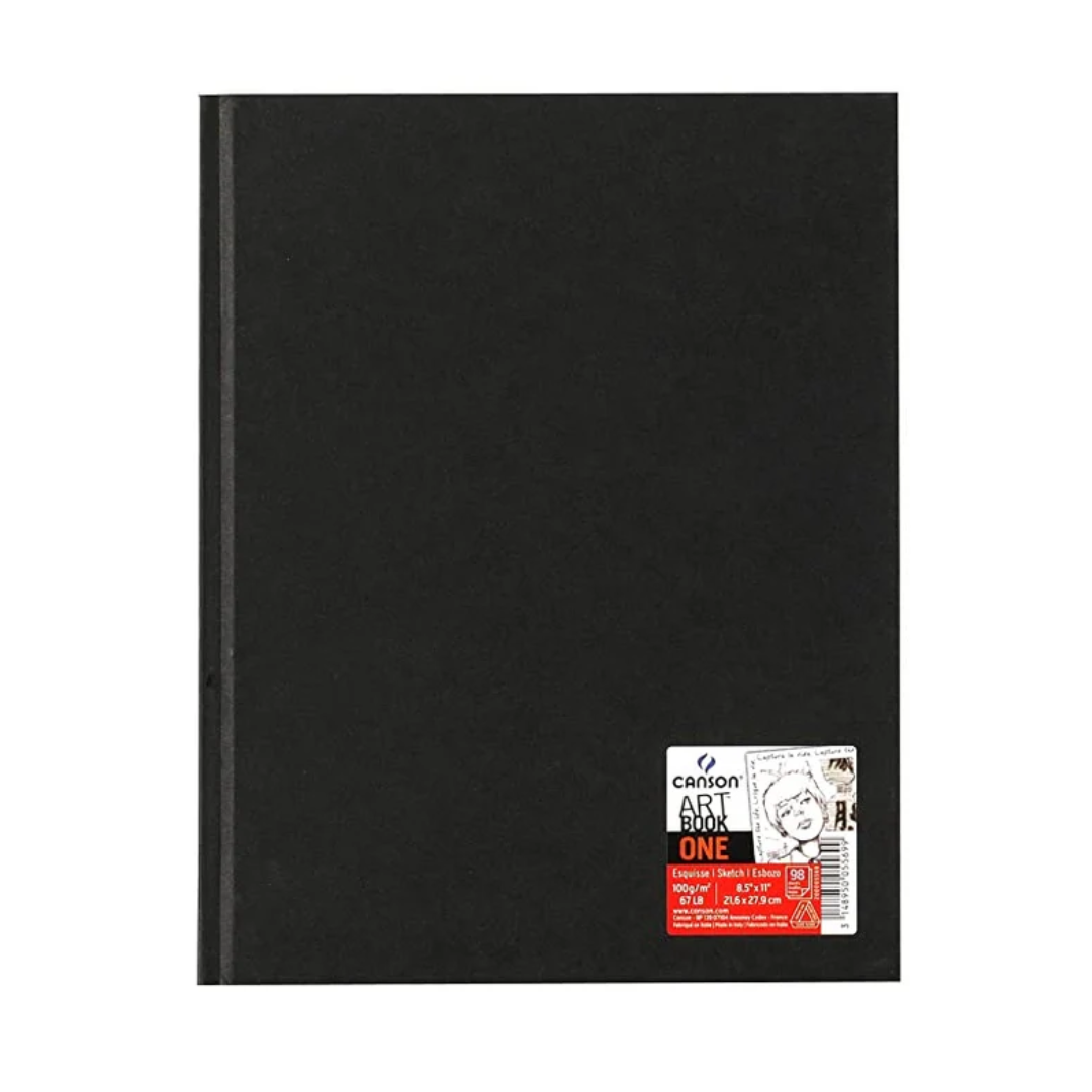 Canson One Artbook GSM 100; Size 21.6x27.9cm A4