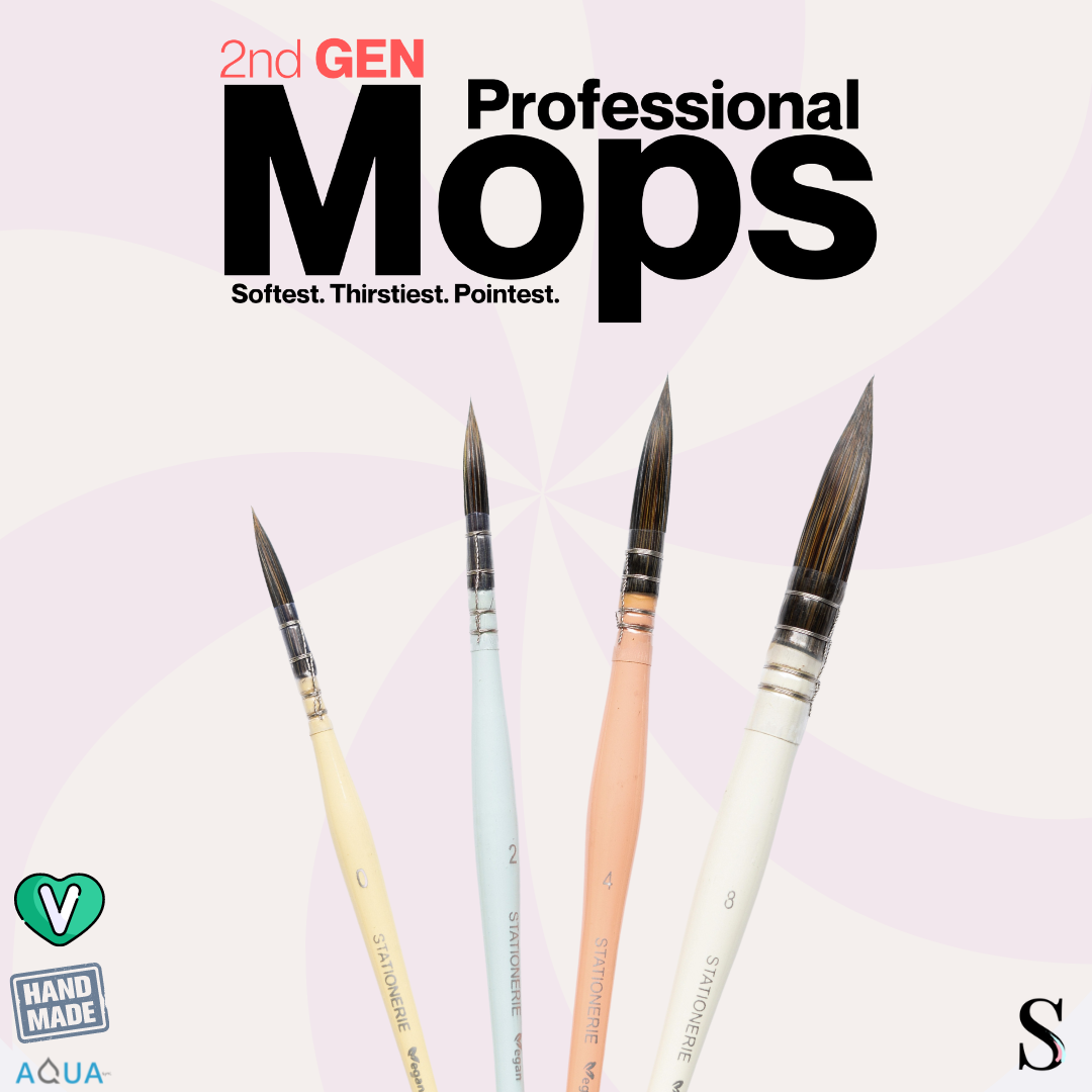 Stationerie Vegan 2nd Gen Mop Set Of 4 Candy Edition