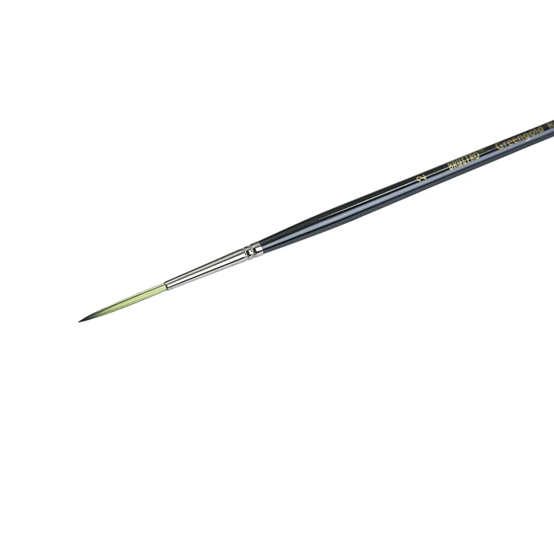 Brustro Artists Greengold Acrylic Brush Rigger Series Size – 1800
