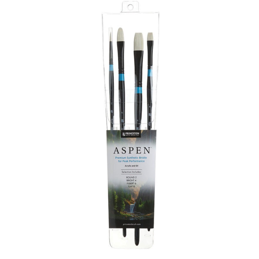 Princeton Aspen Brush 6500 Professional Set of 4