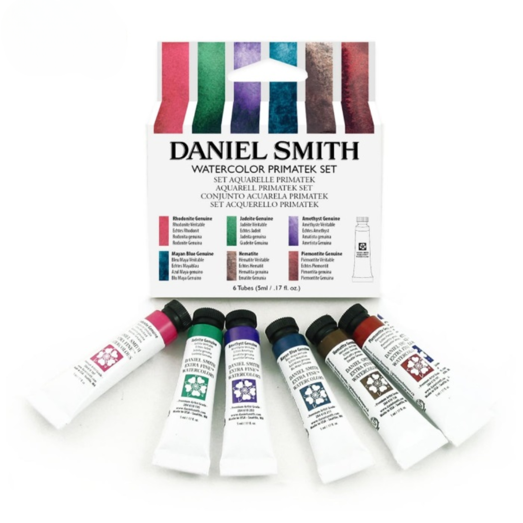Daniel Smith Extra Fine Primatek Introductory Watercolor, 6 Tubes, 5ml