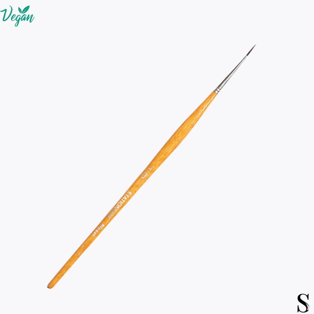 Stationerie Round Brush Single 000 Velour Mix Media Bristle