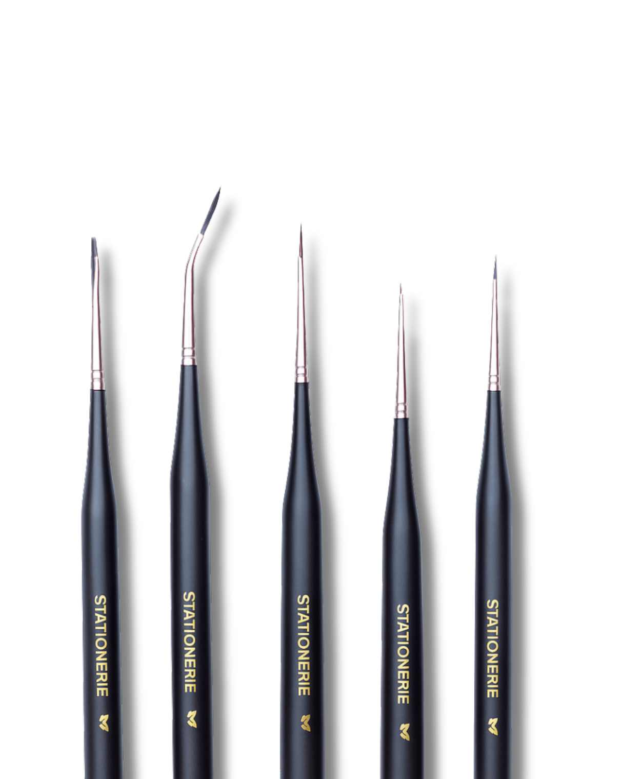 Stationerie Angled Ultramini Detailer Brush Set Of 5