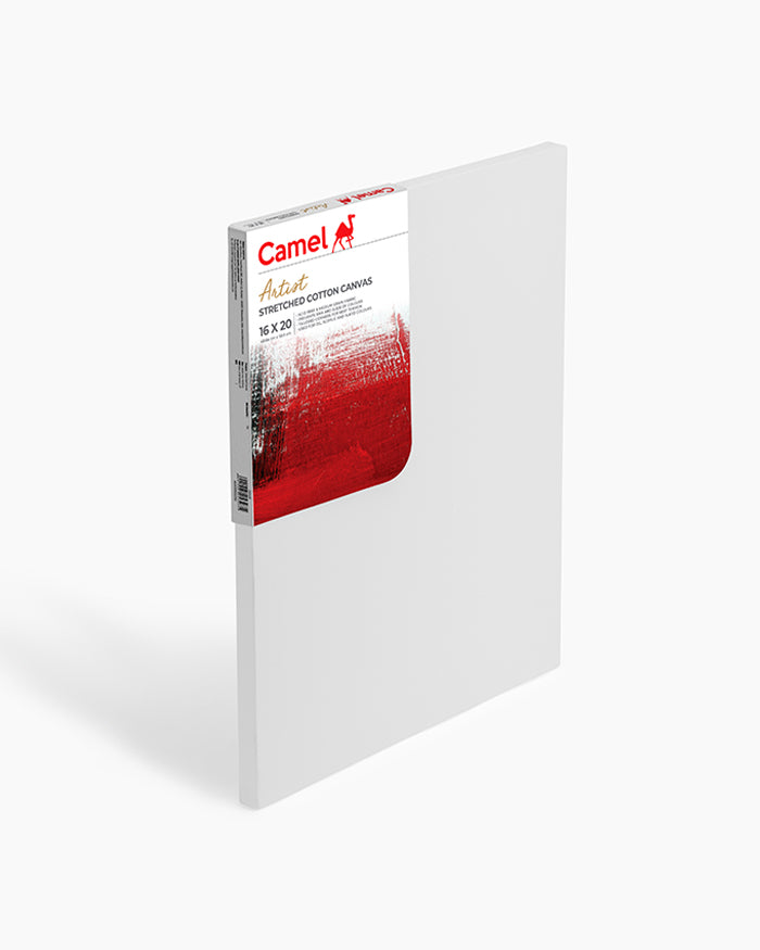 Camel stretched canvas 16" x 20" (40 x 50 cm), pack of 6