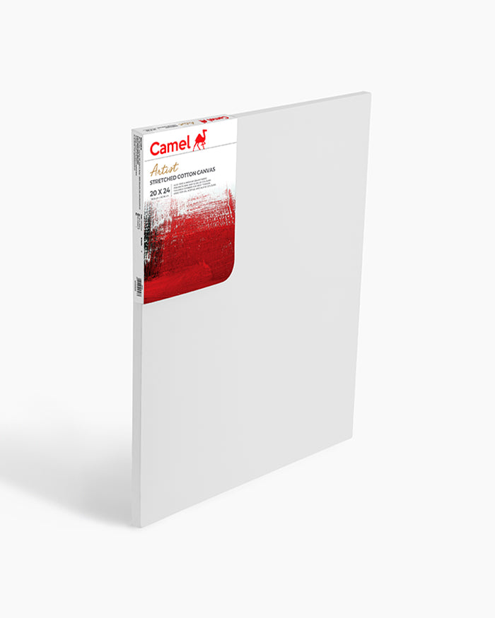 Camel stretched canvas 20" x 24" (50 x 60 cm), pack of 2