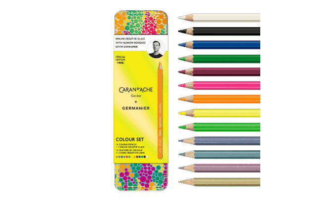 Caran d'Ache Germanier 13-piece creative colour set, special edition