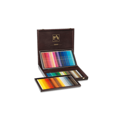 Caran d'Ache Pablo 120 colour pencils in wooden box