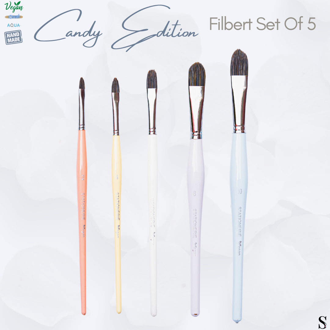 Stationerie Filbert Set Of 5 Candy