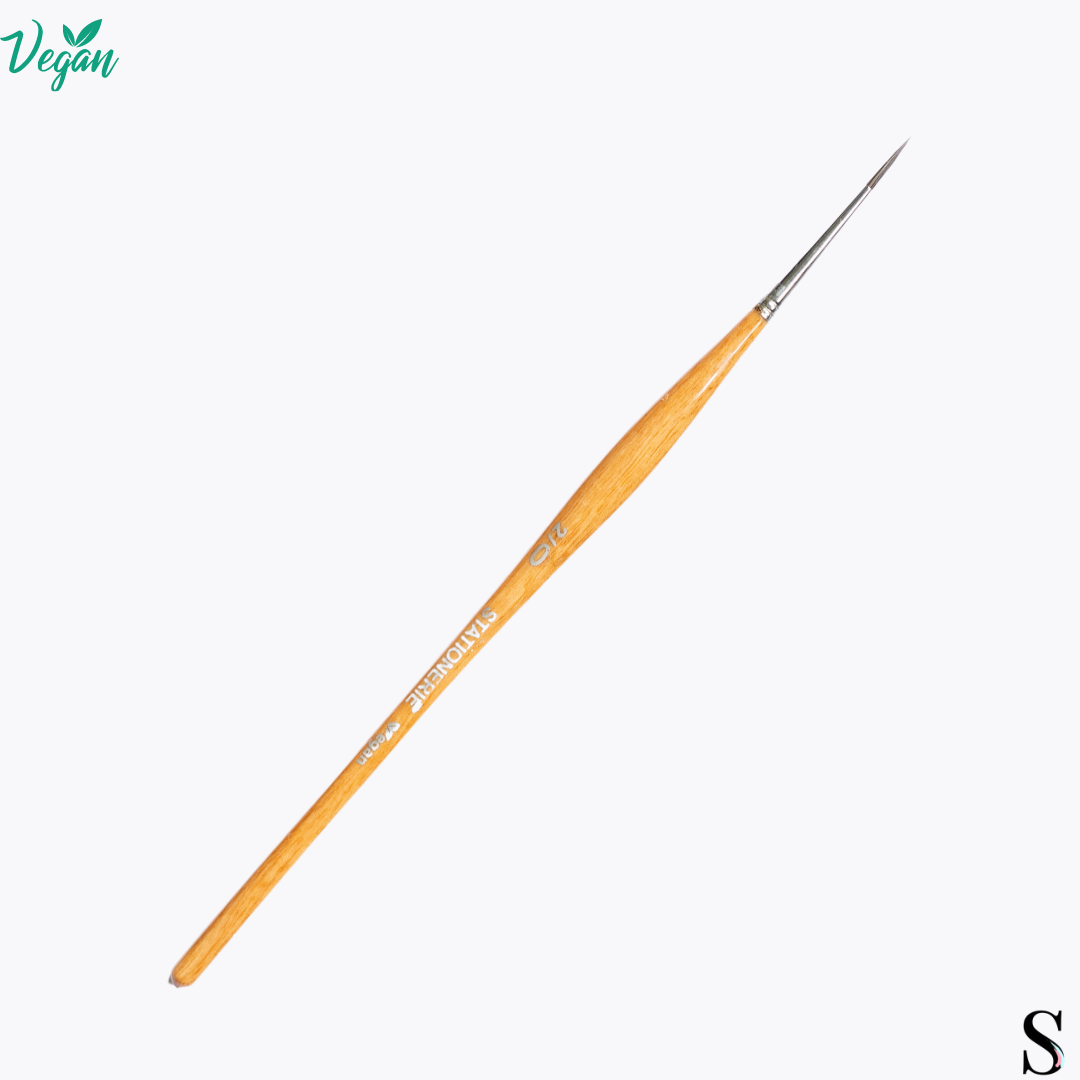Stationerie Round Brush Single 00 Velour Mix Media Bristle