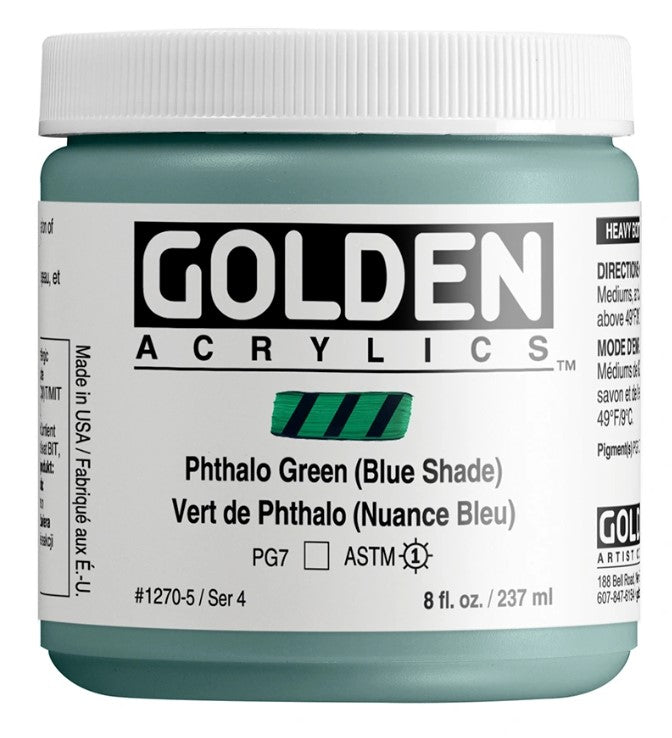 Golden Heavy Body Acrylic Colour 237 ml - Phthalo Green Blue Shade