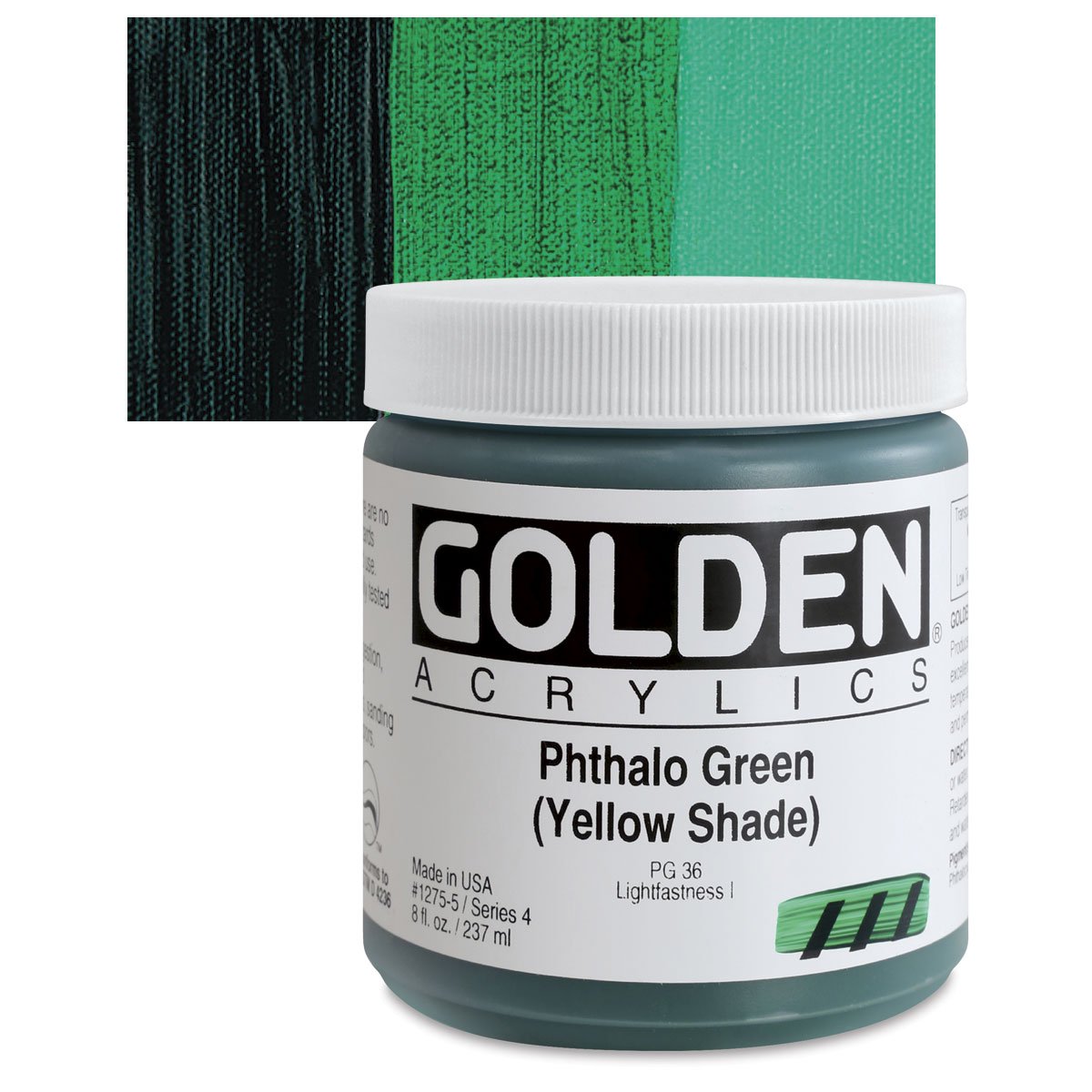 Golden Heavy Body Acrylic Colour 237 ml - Phthalo Green Yellow Shade