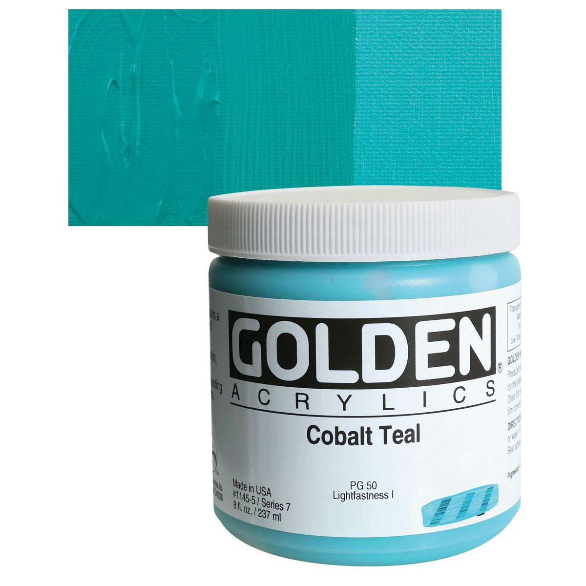 Golden Heavy Body Acrylic Colour 237 ml - Cobalt Teal