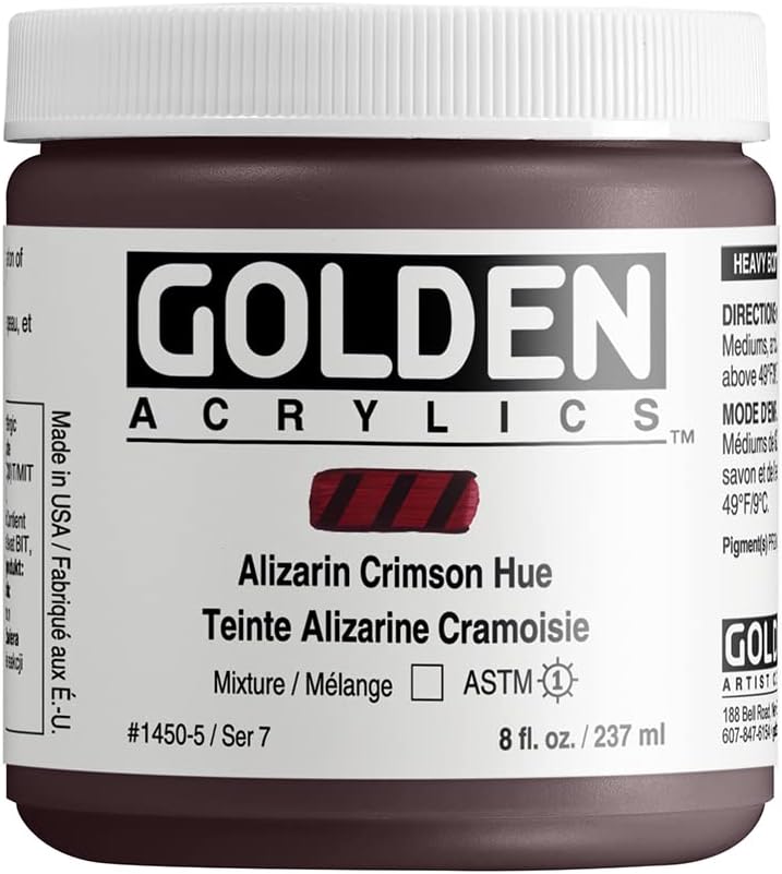 Golden Heavy Body Acrylic Colour 237 ml - Historical Alizarin Crimson Hue