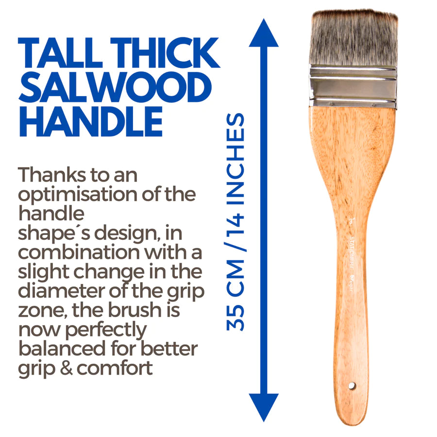 Stationerie Hake Brush 3 Inch (3rd Gen AquaSync Vegan Mix Media Soft Bristle)