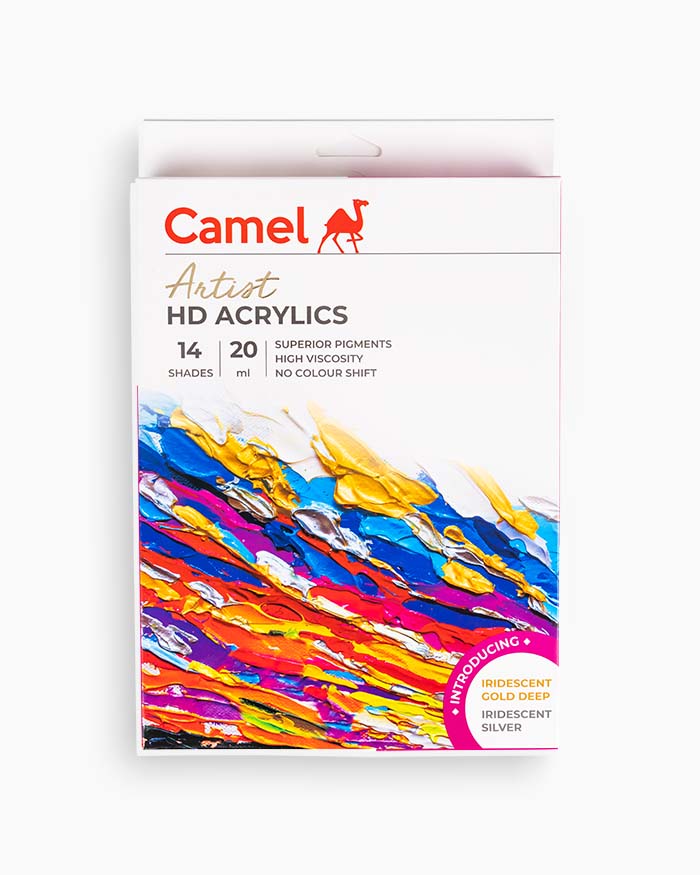 Camel  Artist  HD  Acrylics 14  shades