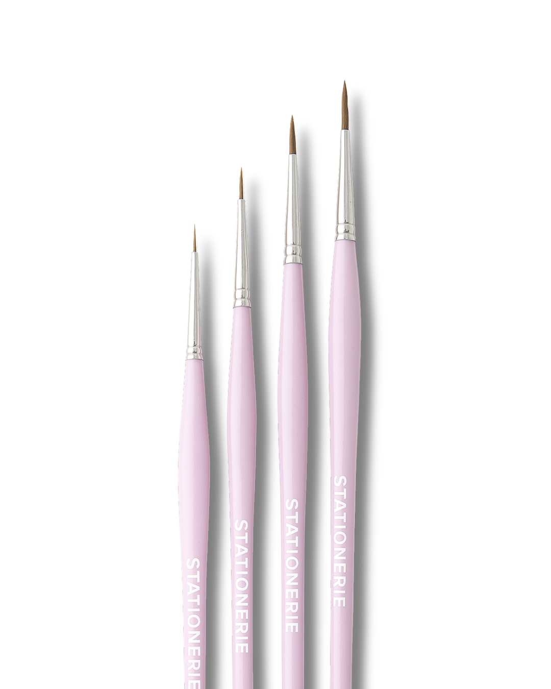 Stationerie Short Liner Set Of 4 Lilac Mist Edition, Kolinsky Synthetic