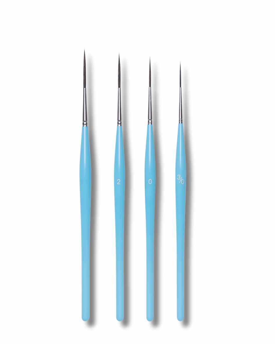 Stationerie Long Rigger Liner Set of 4 Velour Mix Media